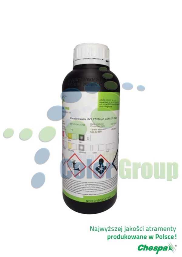 Creative Color UV LED Ricoh GEN5 C5 Czarny