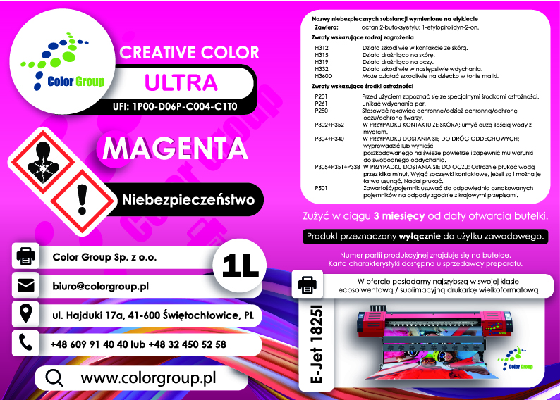 Creative Color ULTRA - MAGENTA - obrazek 2