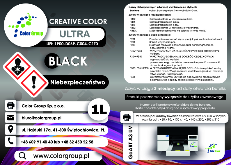 Creative Color ULTRA - CZARNY - obrazek 2