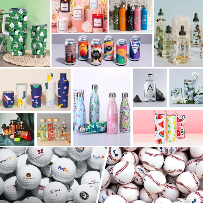 Przykładowe produkty nadające się do zadruku - MT 360 Rotary GEN 5i